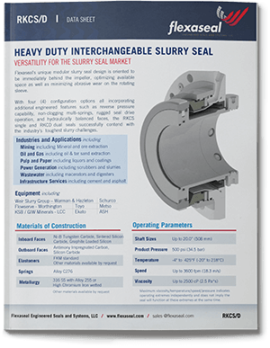 Style RKCS/D Heavy Duty Interchangeable Slurry Seal