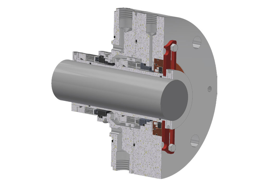 Style 78 HTX High-Temperature Tandem Rotating Bellows Seal with Magnetic Outboard Containment